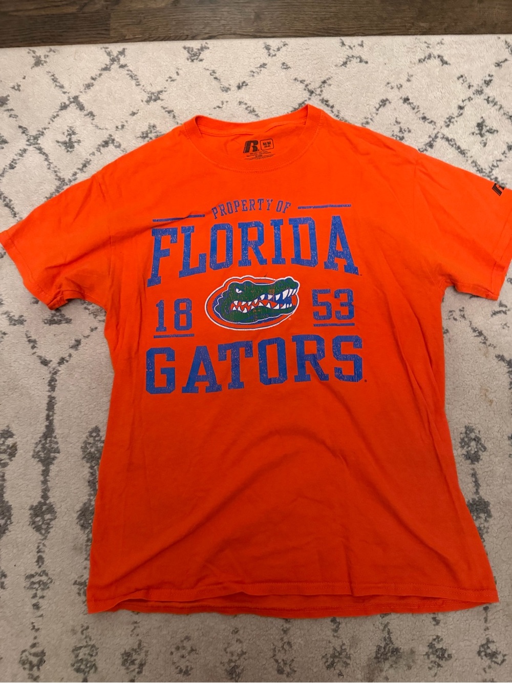 Russell Athletic Orange Florida Gators Logo Tee
